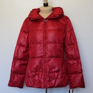 Via Spiga Red Down Coat
